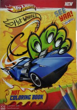 HOTWHEELS COLORING BOOK A4