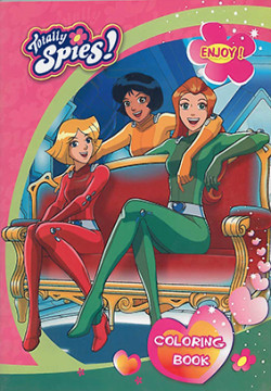TOTALLY SPIES COLORING BOOK A4