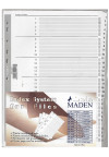 46007 فواصل ورقيه مرقمة ساده MADEN - 1 / 31    