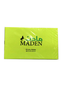 ورق ملاحظات لاصق أخضر 3*5 انش 565532