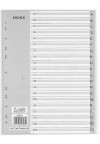 2803 grey Index Divider  A4, A/Z Tab Cut, plastic 
