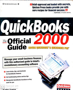 QUICKBOOKS 2000 THE OFFICIAL GUIDE