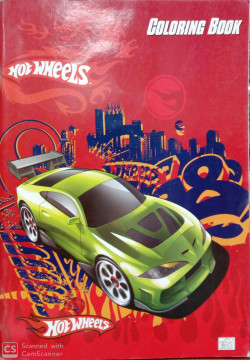 COLORING BK MODEL 32-HOT WHEEL